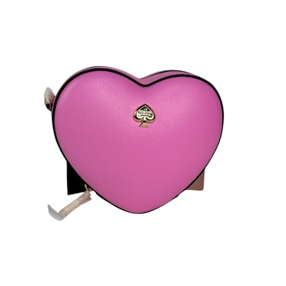 Kate Spade Love Shack 3d Mini Heart Crossbody Bag in Surf Pink